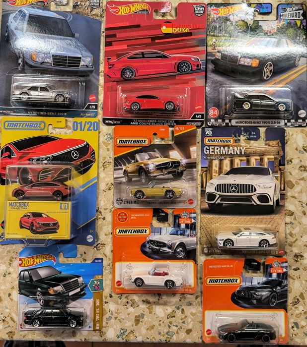 Hot Wheels/Matchbox Mercedes-Benz