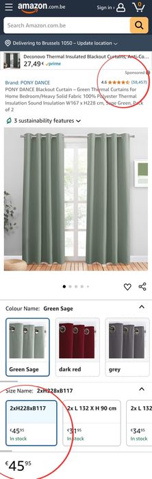 Топлоизолационни Завеси с метални халки Шампаньово Зелени, PONY DANCE