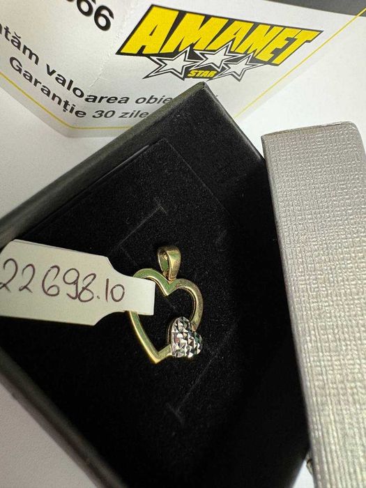 Pandant Inima Aur 14k 1.36gr (cdc)