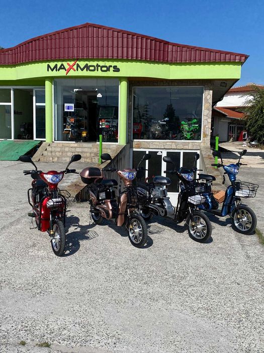 Електрически скутери тип мотопед MaxMotors EBZ16 500W/48V/12Ah