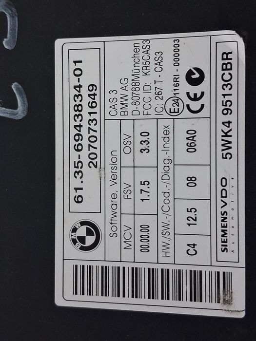 Modul confort BMW e90 e91 Seria 3 2007