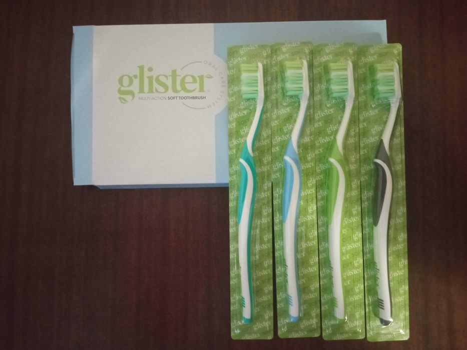 Четки за зъби GLISTER/ Amway мека и средна твърдост