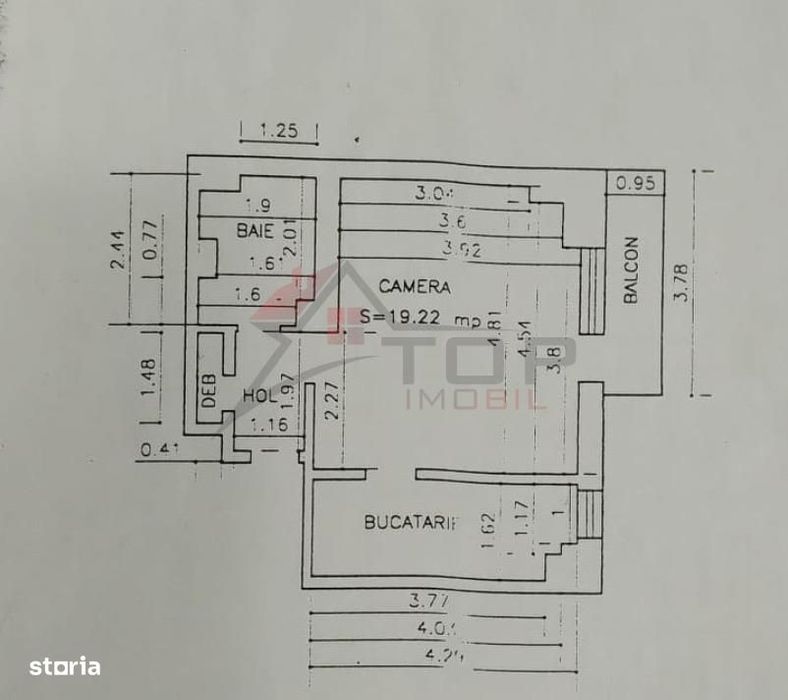 Apartament cu o camera- Cug, Bulevard