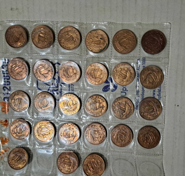 Колекция от ½ пенс ,Великобритания, 1937/1967 г.