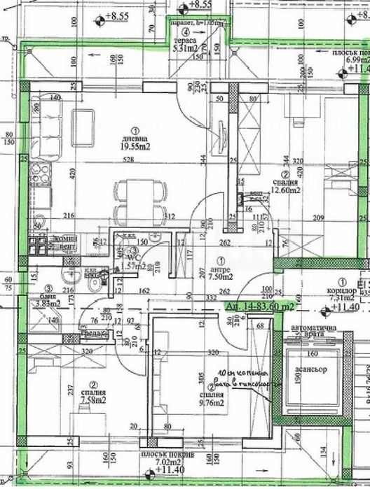 Четиристаен апартамент в нова сграда в кв. Виница