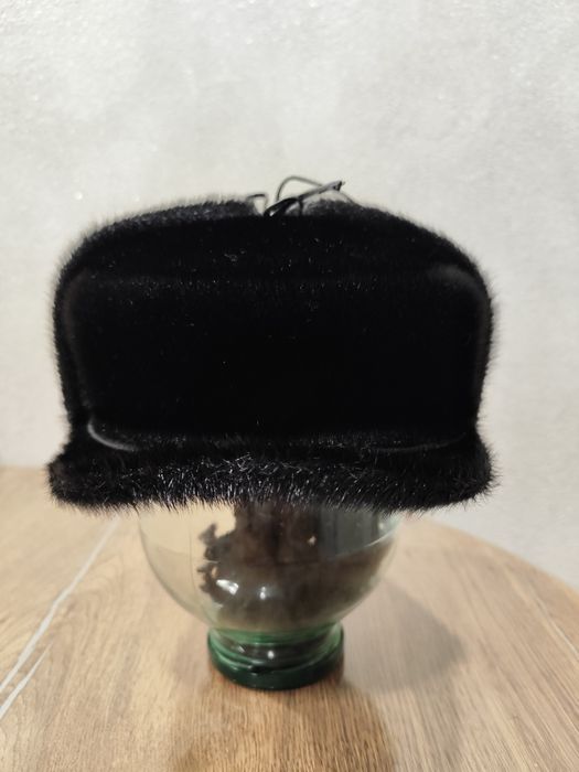 Шапка-ушанка (кепка) из нерпы