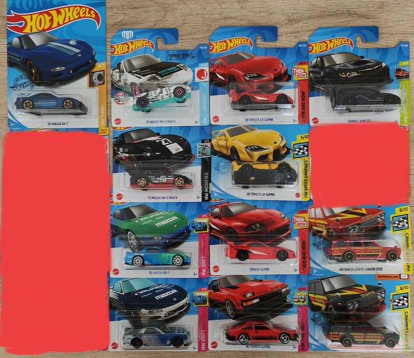 Hot Wheels колички 1/64 - НОВО 2015-2023г