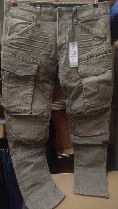 Оригинален карго G-Star Raw Rovic W34 W38 панталон нов мъжки