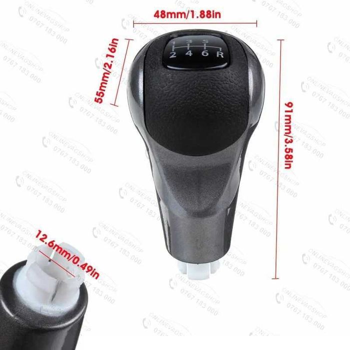 Nuca schimbator viteze Honda Civic Mk8 an 2006 - 2011 cu 6 viteze