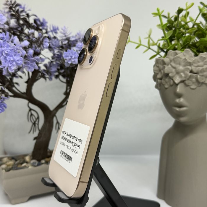 Iphone 16 pro 128gb E-Sim 100% 21192 Pintel.kz