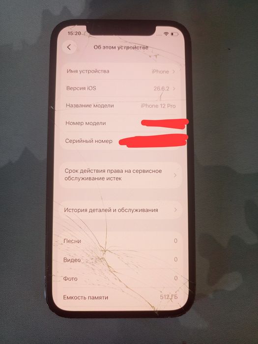 iPhone 12 Pro 512GB — Face ID и True Tone работают