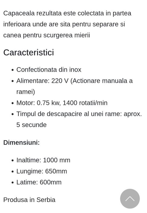 Descapacitor semiautomat mineli