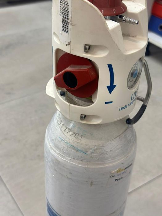 Butelie medicinala de Oxigen cu Valva LIV Integrata -A-