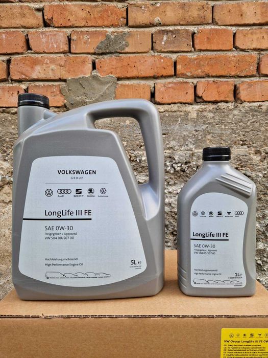 Оригинално Немско Двигателно Масло VAG GROUP 0W-30 и 0W-20 1л. и 5л.