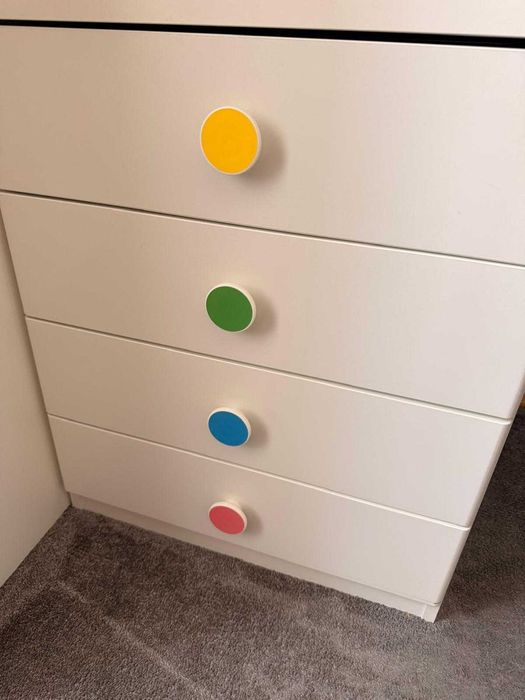 Pat cu birou STUVA IKEA pentru copii, stare bună de utilizare