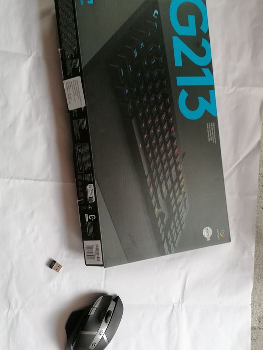 Tastatura G213 si un mouse Logitech G602  gaming