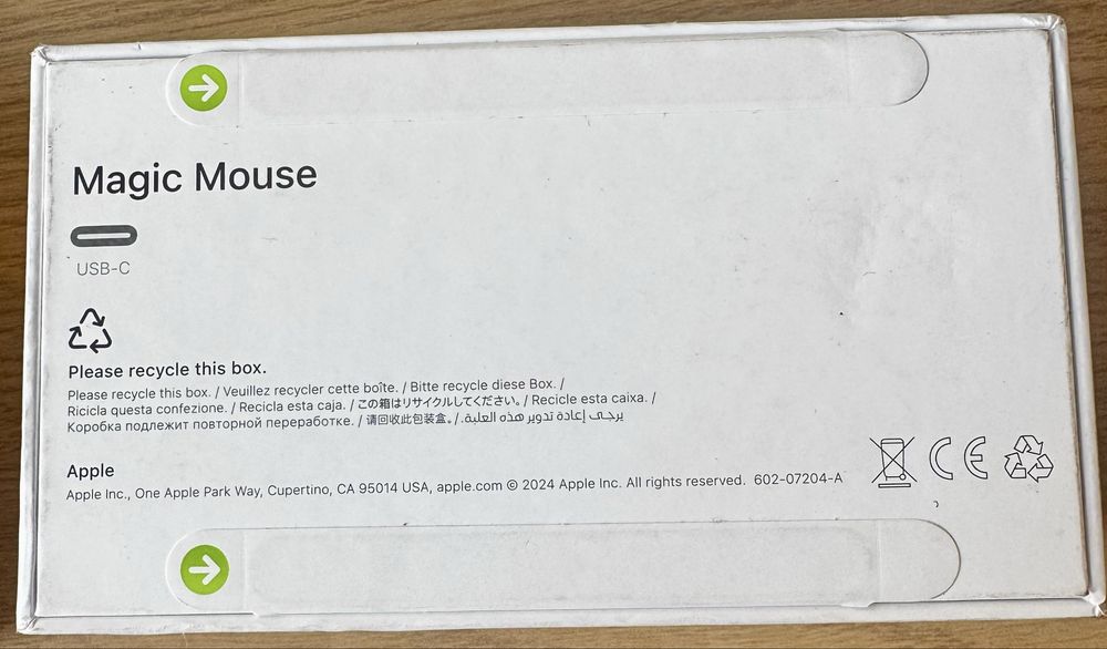 Magic Mouse - Apple Model A3204 - Alb