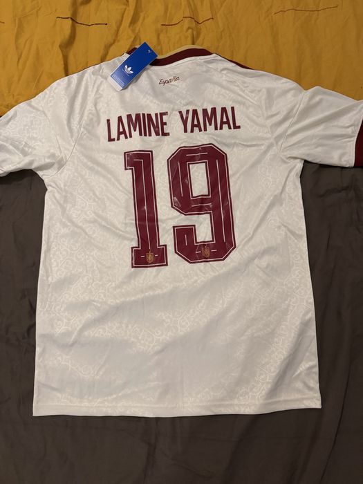 tricou Lamine Yamal Away Spania
