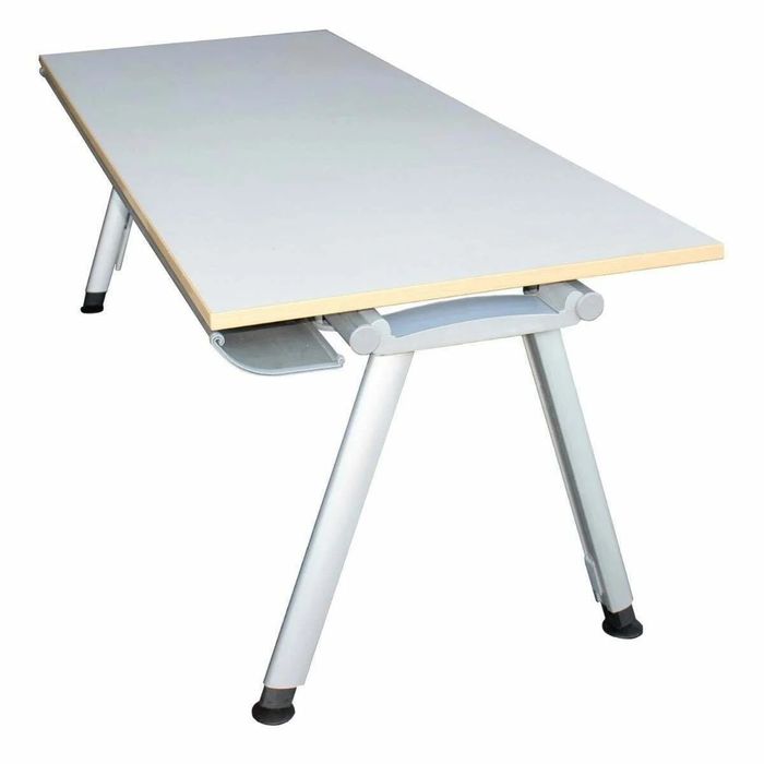 Birou Haworth cu picioare metalice reglabil pe inaltime