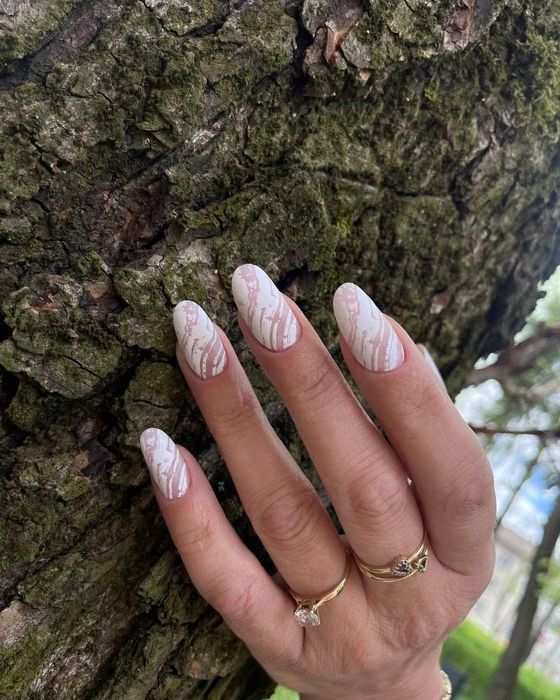 Unghii cu gel și oja semipermanenta ‼️