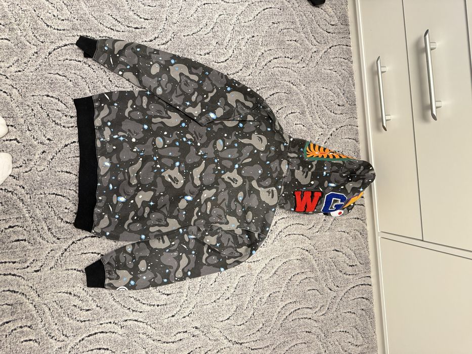 Hanorac Bape negru-albastru