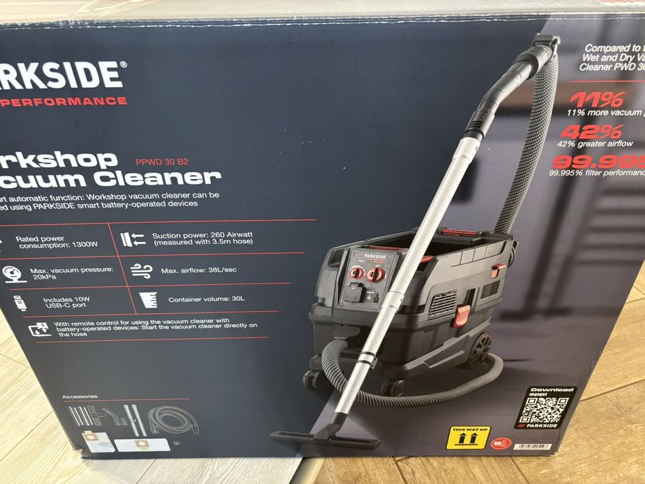 Прахосмукачка Parkside PPWD 30 B2