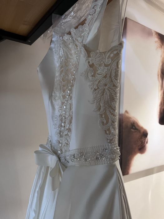 Rochie de mireasa din matase naturala