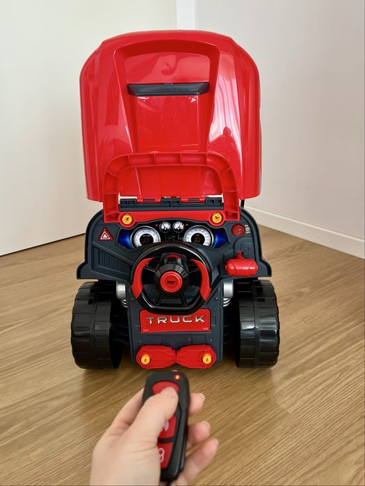 Atelier copii Homcom, Camion cu motor, 3-5 ani