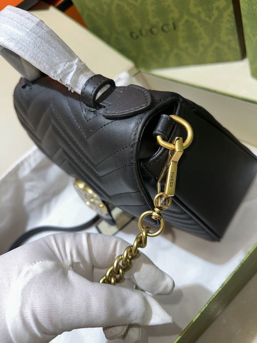 Geanta Gucci Marmont 26cm Black Piele naturala