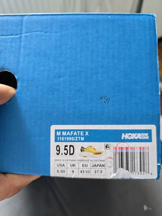 Hoka mafate X 43 1/3 noi!