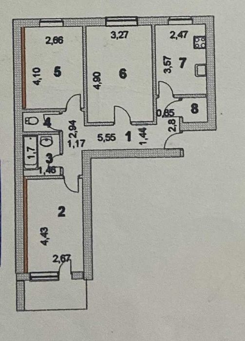 Продам 3 комнатную квартиру
