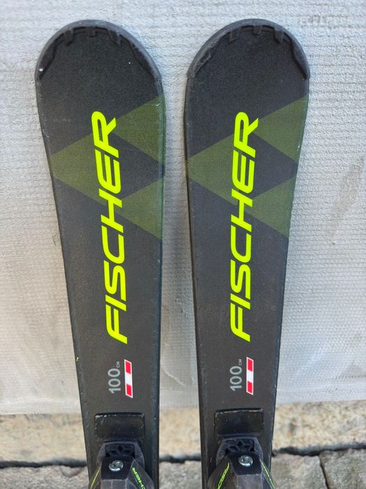 Ski Schiuri carve copii Fischer RC4 Race JRS 100 cm