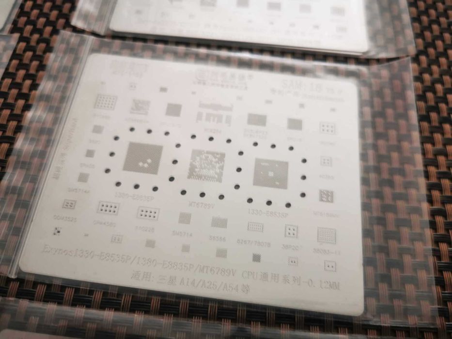 Set 11 site BGA reballing cip Samsung S24 S23 S22 S21 S20 S10 FOLD A14