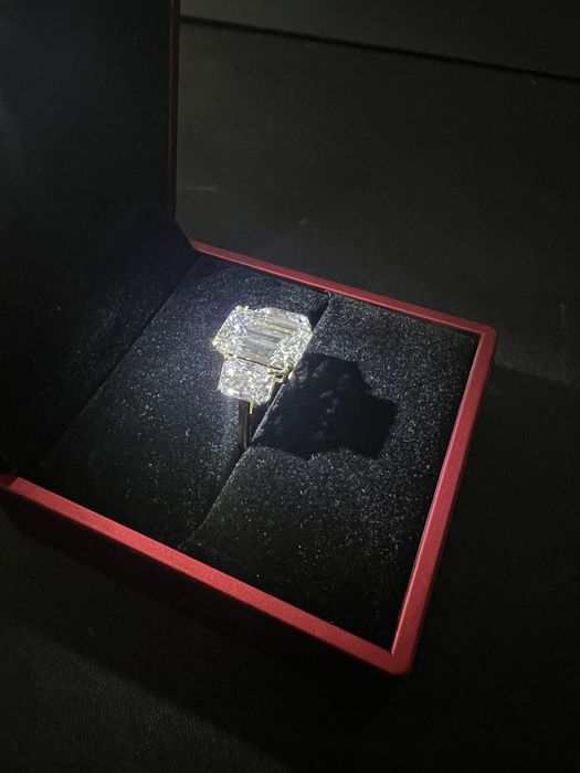Inel cu diamante, 7.44 ct - piesa deosebita