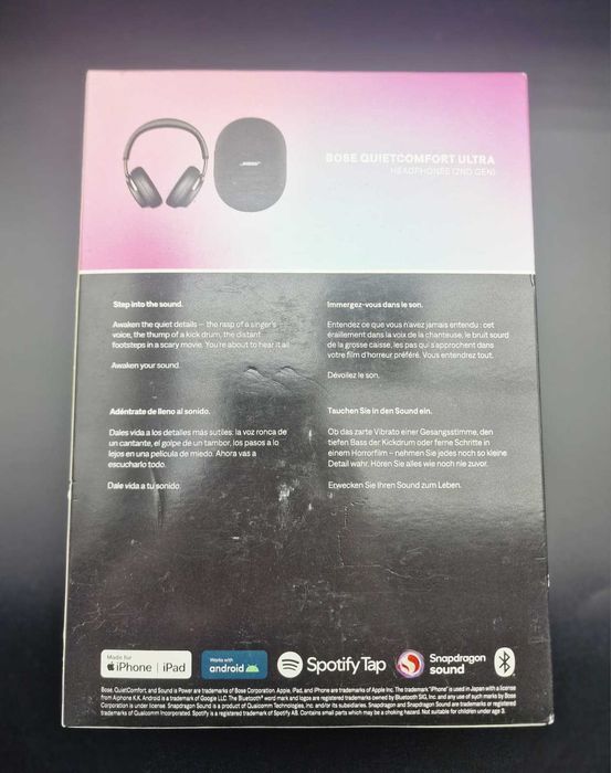 FACTURA*GARANTIE*Bose QuietComfort Ultra 2nd Gen, Black