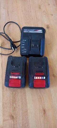 Set Einhell - Incarcator si 2 acumulatori de 3Ah si 4 Ah