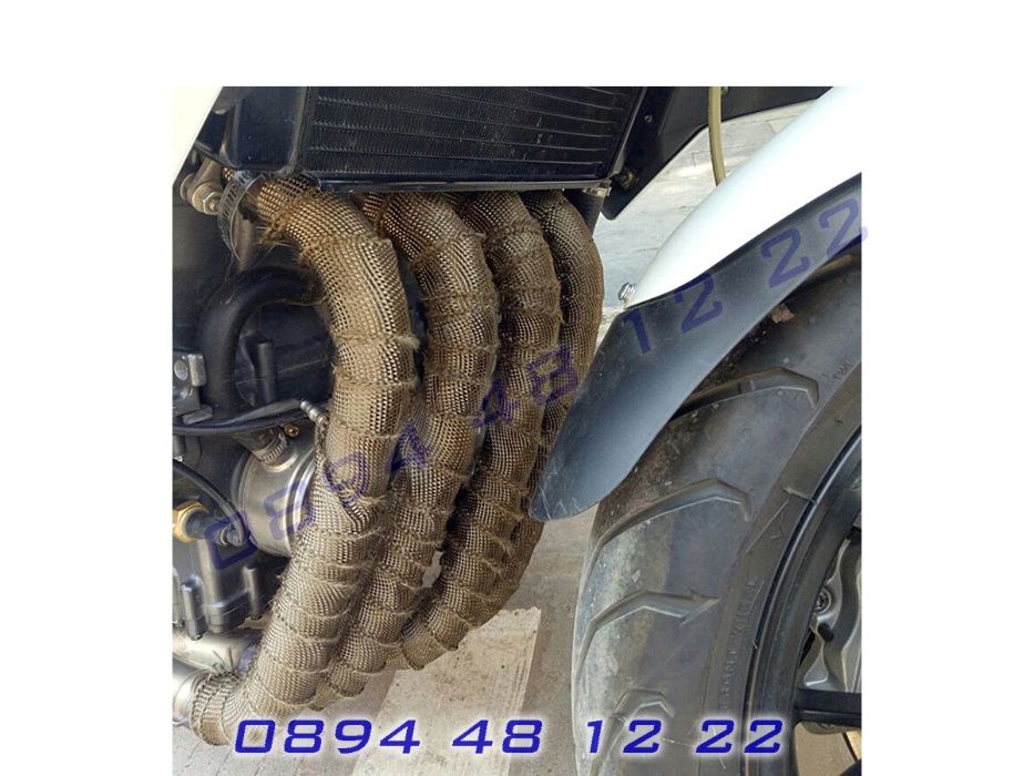 Термо Изолационна Лента Колектори Изпускателни Тръби Ауспуси Изолация