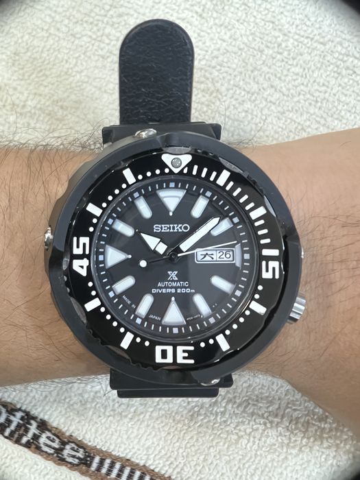 Seiko Prospex SRPA baby Tuna  diver 200m negru