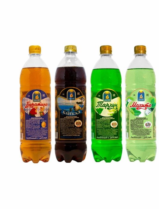 Лимонад Златояр стекло и ПЭТ