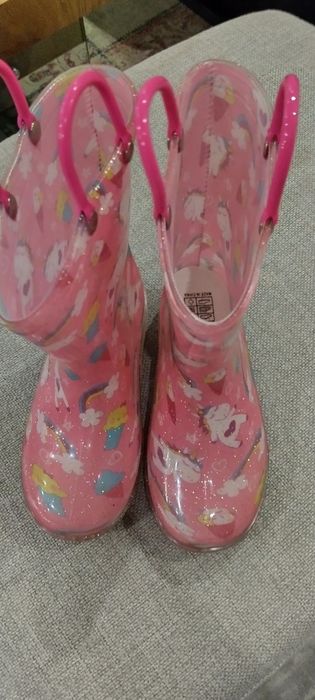 Гумени светещи ботушки за дъжд