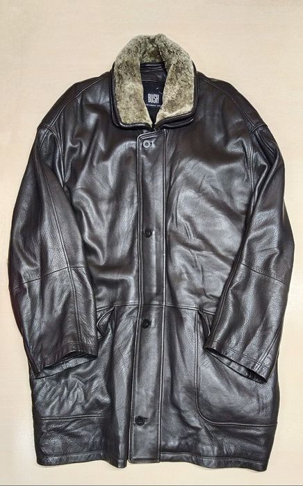 Мужская куртка из натуральной кожи с утепленным подкладом. Германия