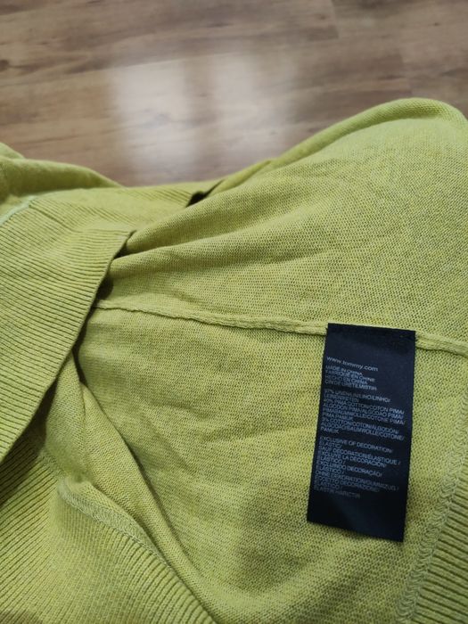 Pulover din in și bumbac Tommy Hilfiger mărimea XXL