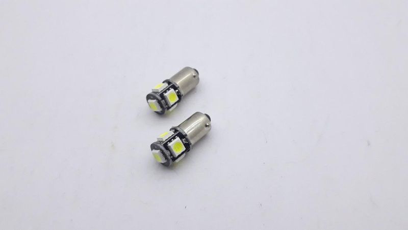 Лед крушки 2бр. за габарит BA9S T4W 5LED 12V 5050 SMD- А 3016