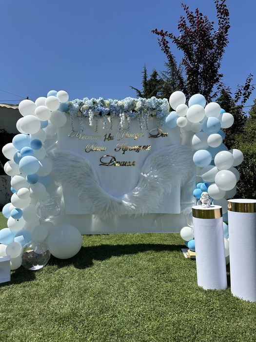 Украса под наем / маса, ангелски крила, арка