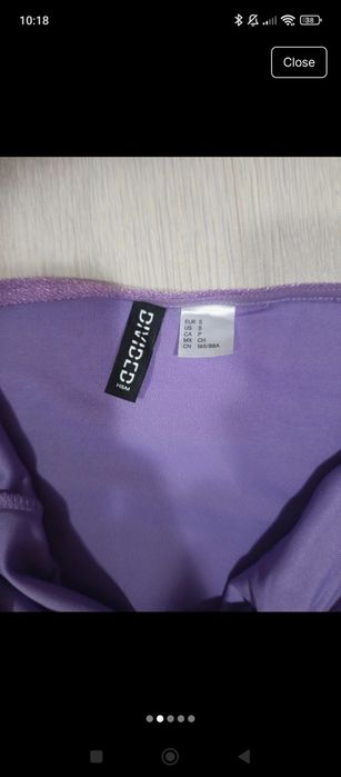 Rochie hnm divided roz cu sclipici 2+1 gratis la produsele de pe cont