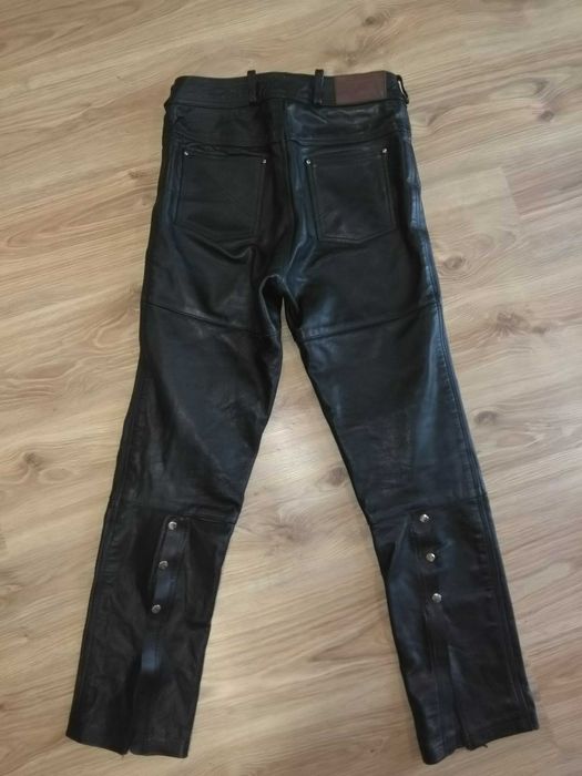 Мъжки панталони естествена кожа