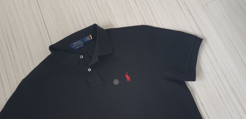 POLO Ralph Lauren Cotton Custom Slim Fit / L НОВО ОРИГИНАЛ Мъжка Тенис