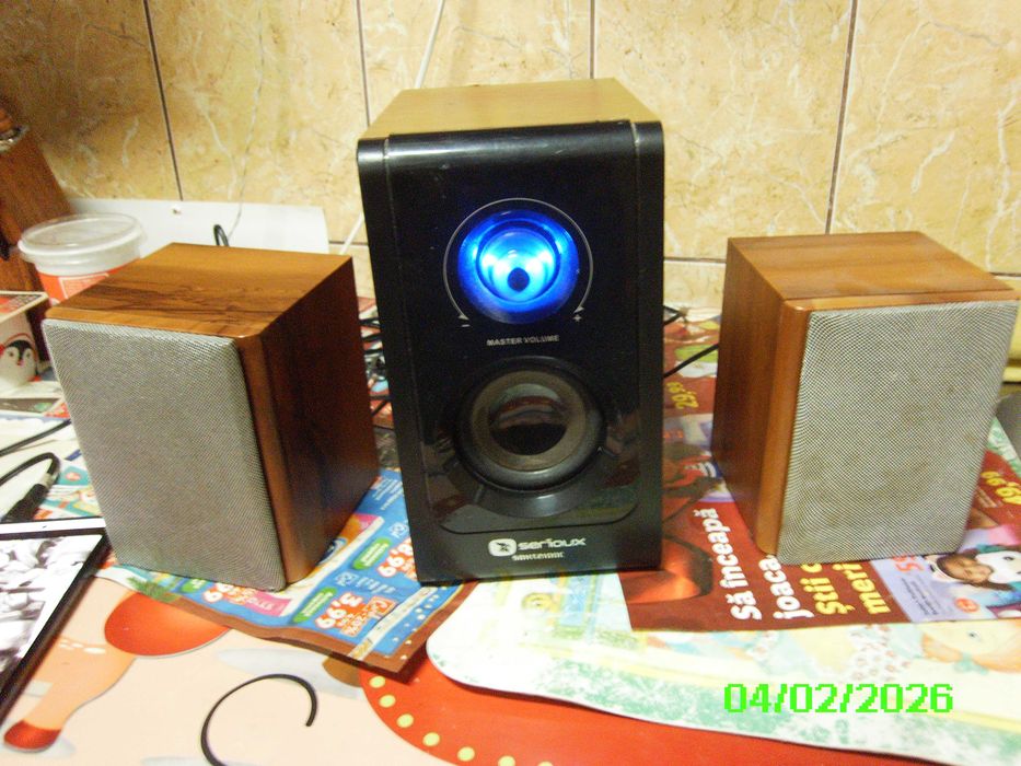 Amplificator Philips si boxe 2.1 Serioux