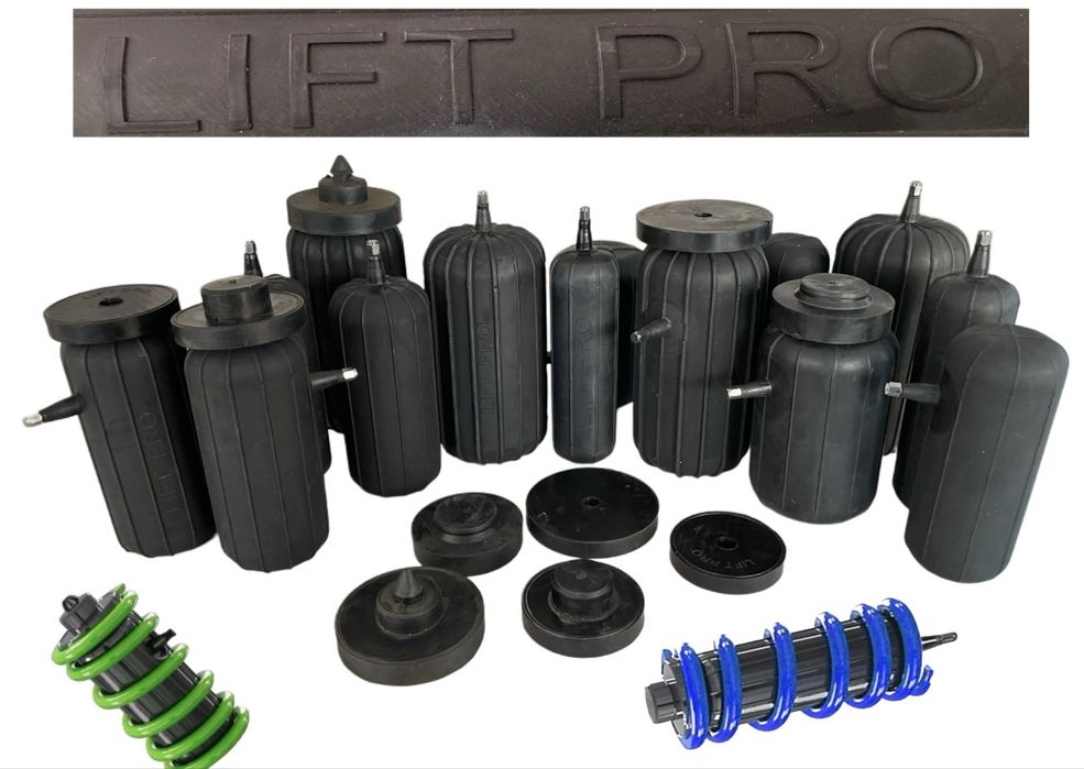 Пневмабаллоны на пружины