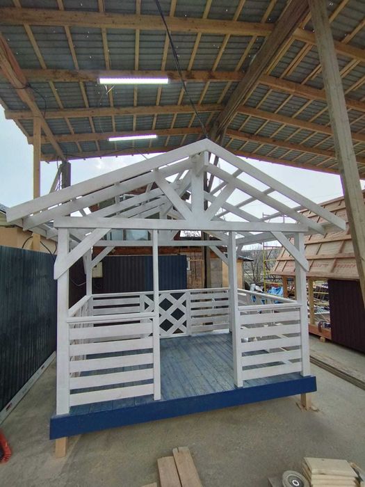 Изготовление и продажа Беседок, террас, деревянных юрт